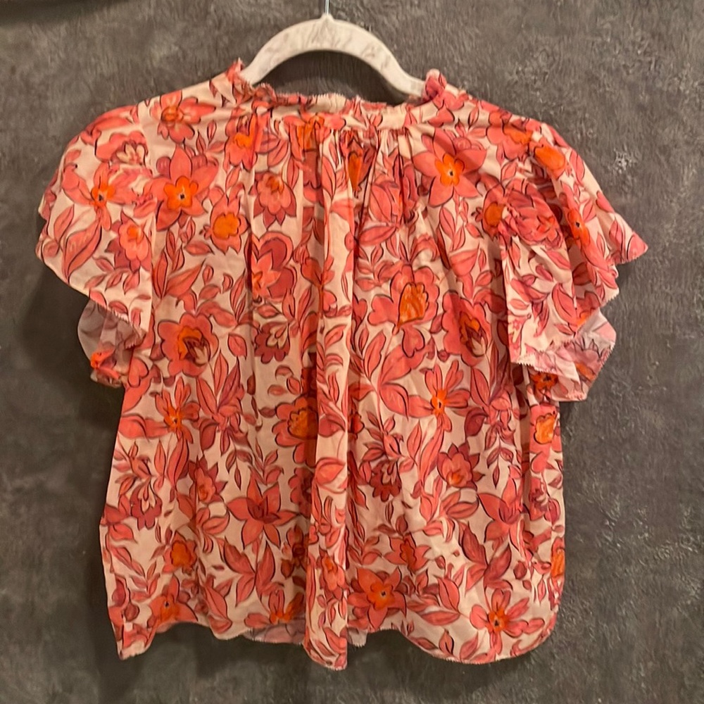 Trovata Carla Blouse floral fine cotton